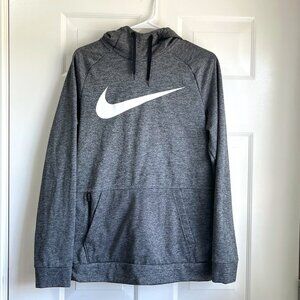 Nike Therma Fit Pull Over Hoodie Heather Gray Size Small Unisex Sweatshirt